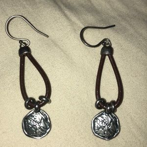 Moms Silpda sterling silver coin earrings - Israel